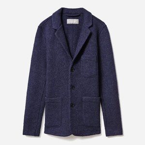 Everlane Italian Wool Chore Blazer (Navy)